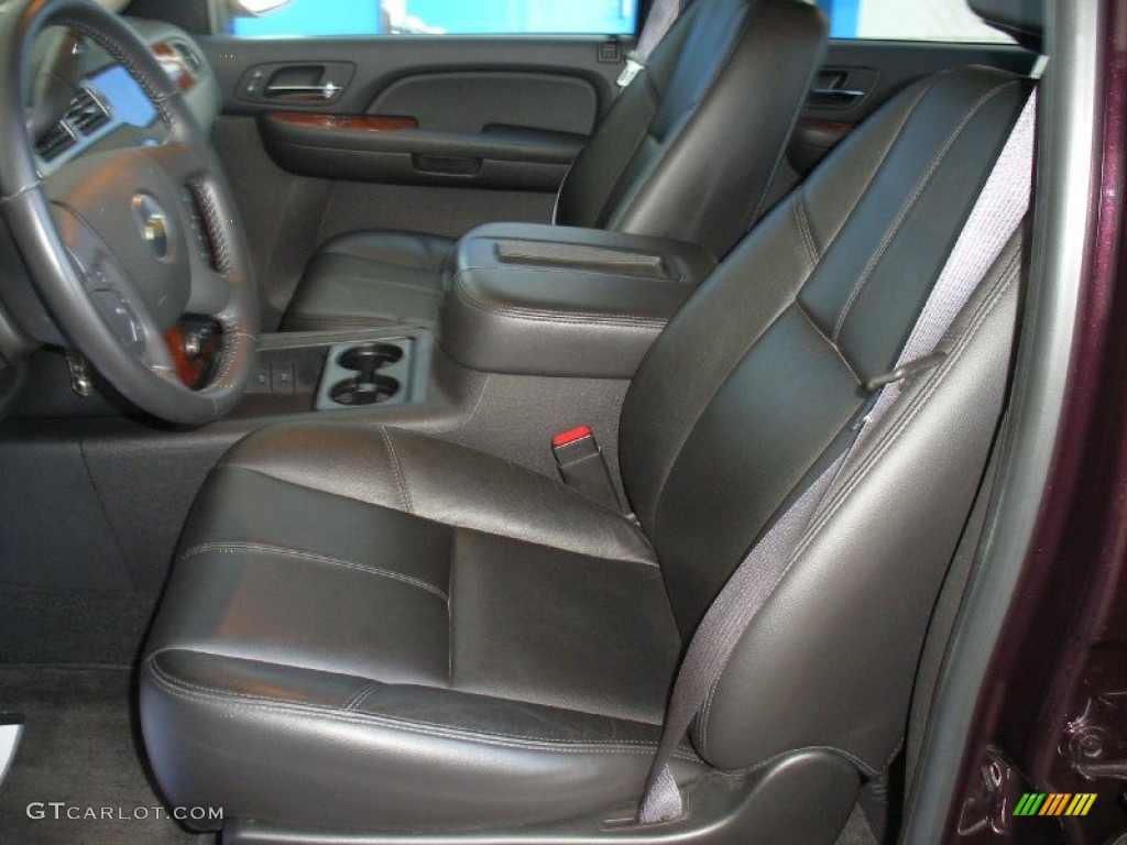 Ebony Interior 2008 Chevrolet Silverado 1500 LTZ Crew Cab 4x4 Photo #58012889