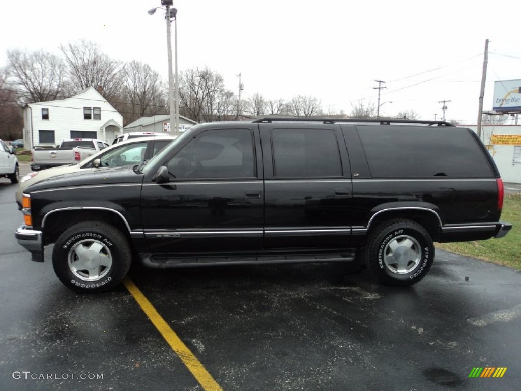 1999 Suburban K1500 LT 4x4 - Onyx Black / Neutral photo #1