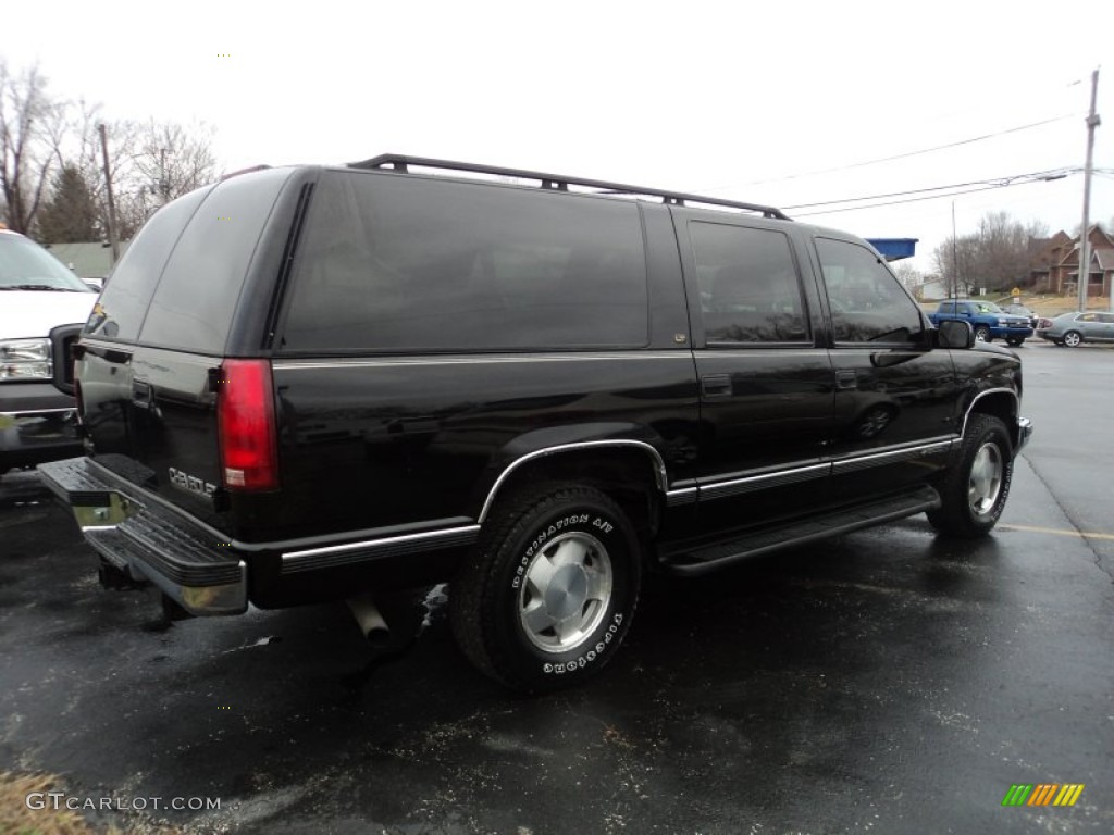 1999 Suburban K1500 LT 4x4 - Onyx Black / Neutral photo #3