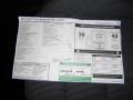 2012 Volkswagen Golf 2 Door TDI Window Sticker