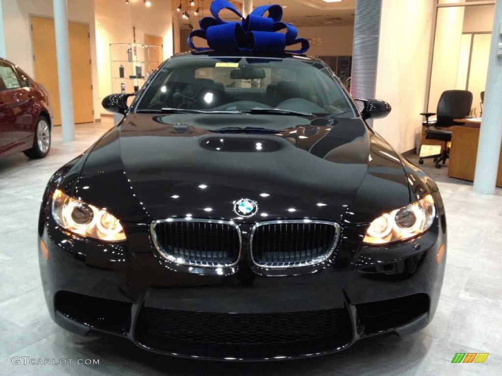 2012 M3 Coupe - Ruby Black Metallic BMW Individual / Black photo #2
