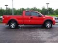 Bright Red 2007 Ford F150 FX4 SuperCab 4x4