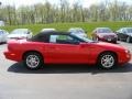 2002 Bright Rally Red Chevrolet Camaro Convertible  photo #3