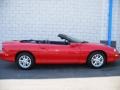 2002 Bright Rally Red Chevrolet Camaro Convertible  photo #7