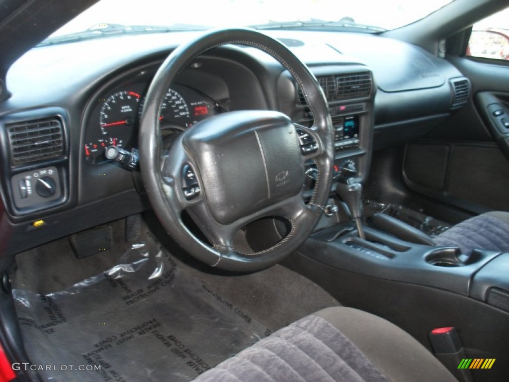 2002 Camaro Convertible - Bright Rally Red / Medium Gray photo #29