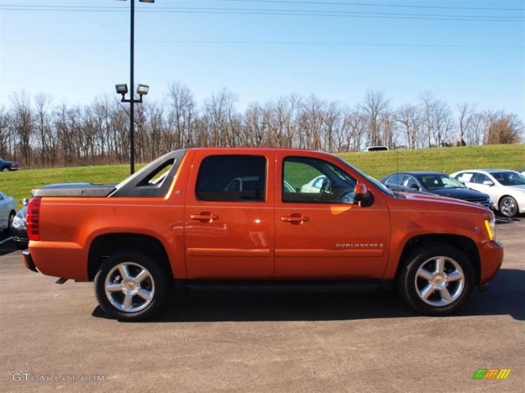 Sunburst Orange Metallic 2007 Chevrolet Avalanche LT 4WD Exterior Photo #58014913