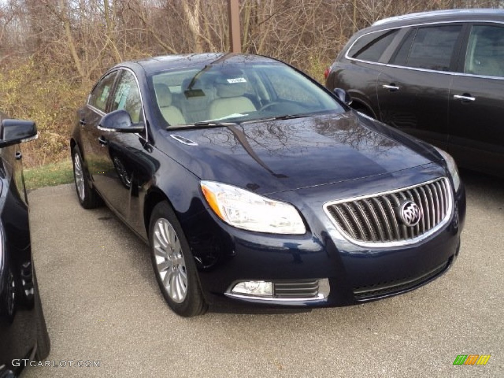 Midnight Blue Metallic 2012 Buick Regal Standard Regal Model Exterior Photo #58017744