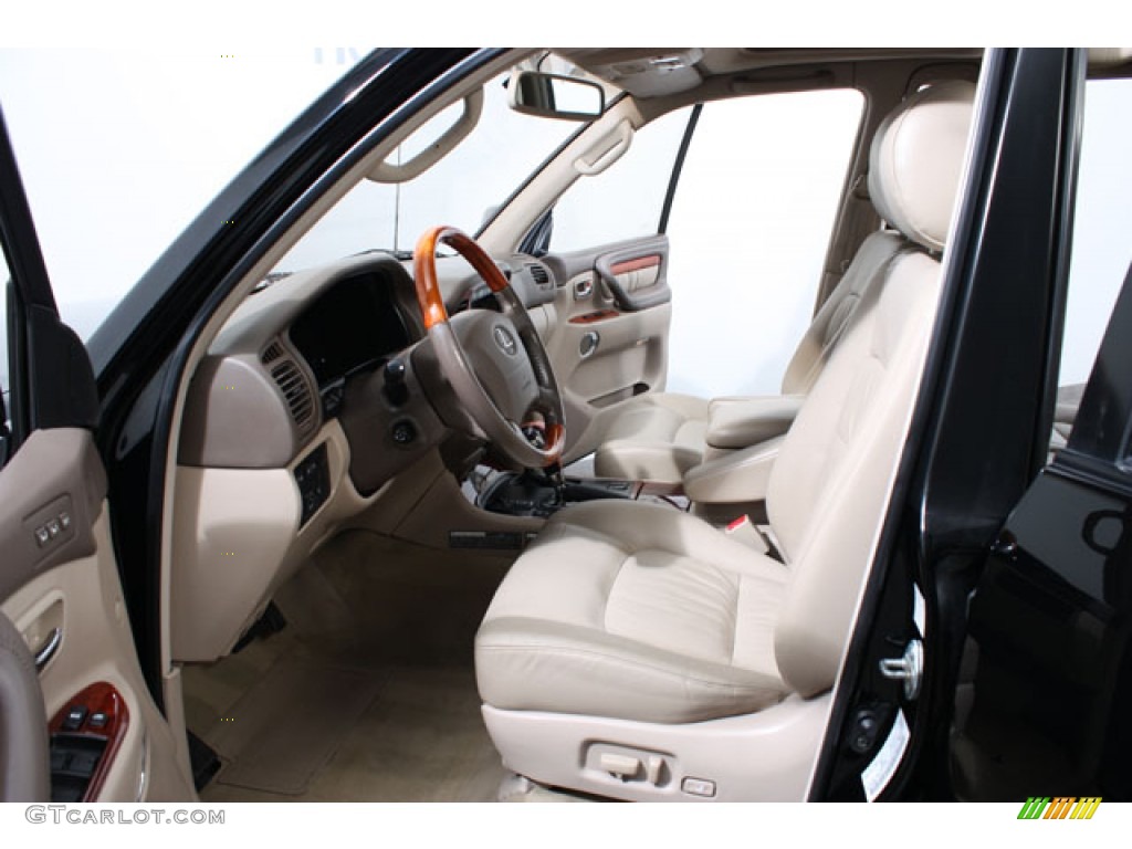 Ivory Interior 2001 Lexus LX 470 Photo #58018151
