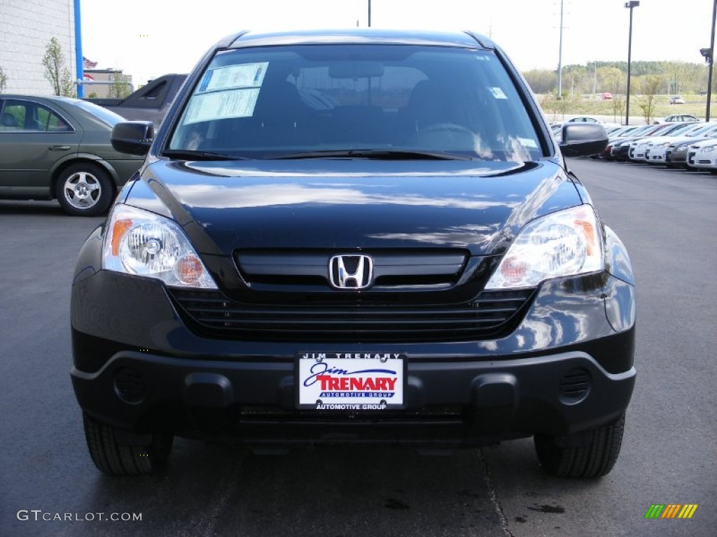 2008 CR-V LX 4WD - Nighthawk Black Pearl / Black photo #9