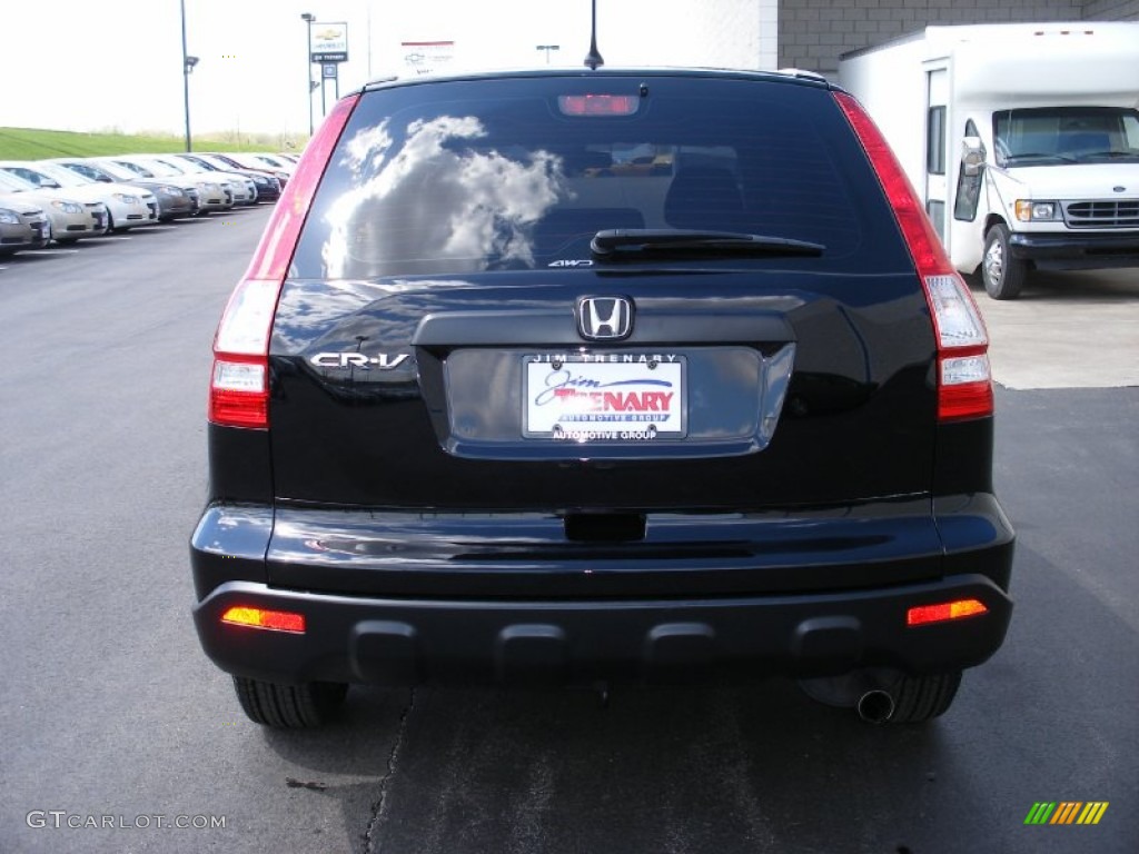 2008 CR-V LX 4WD - Nighthawk Black Pearl / Black photo #10