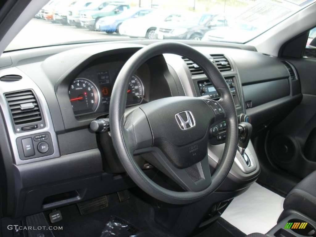 2008 CR-V LX 4WD - Nighthawk Black Pearl / Black photo #15