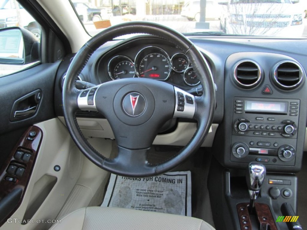 2007 Pontiac G6 GTP Sedan Light Taupe Dashboard Photo #58018931