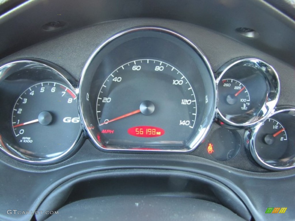 2007 Pontiac G6 GTP Sedan Gauges Photo #58018943