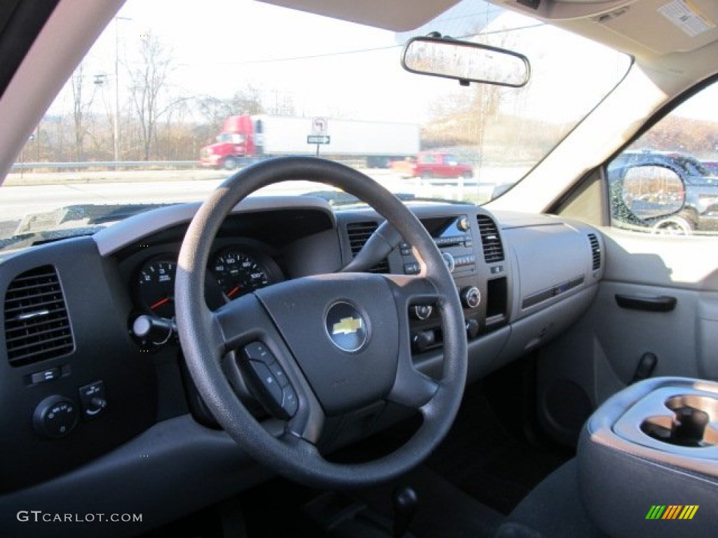 2010 Silverado 1500 Regular Cab 4x4 - Blue Granite Metallic / Dark Titanium photo #13