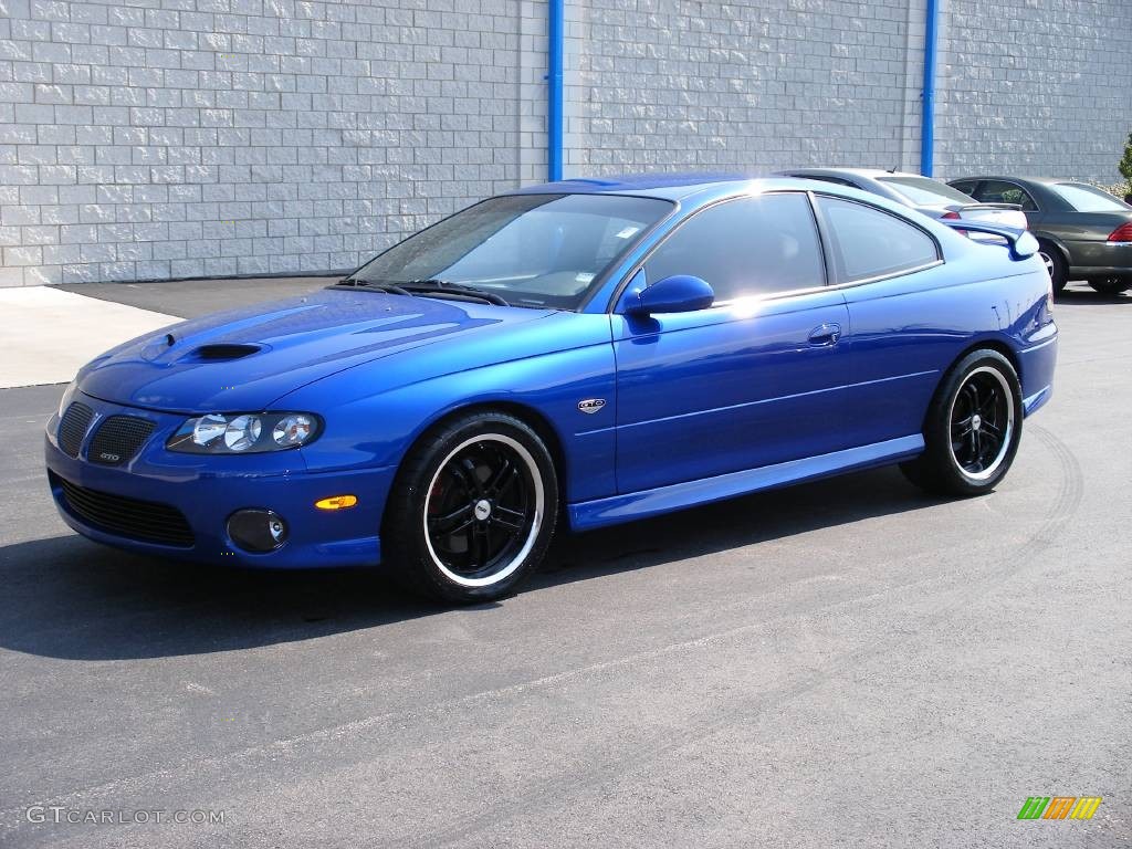 2006 GTO Coupe - Impulse Blue Metallic / Black photo #2