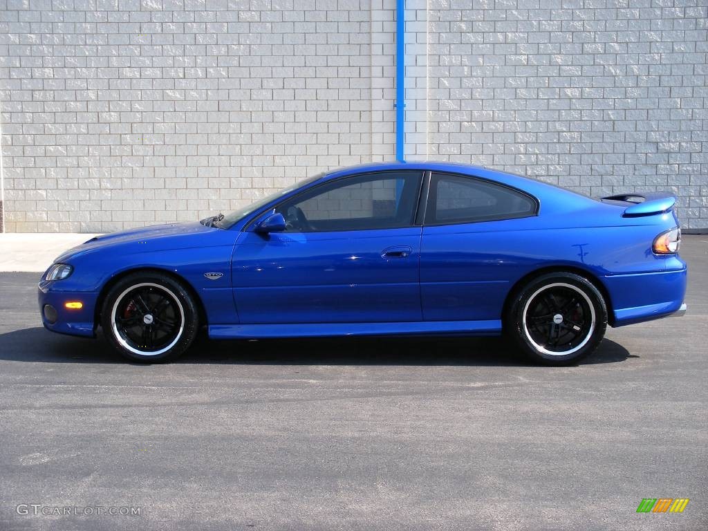 2006 GTO Coupe - Impulse Blue Metallic / Black photo #3