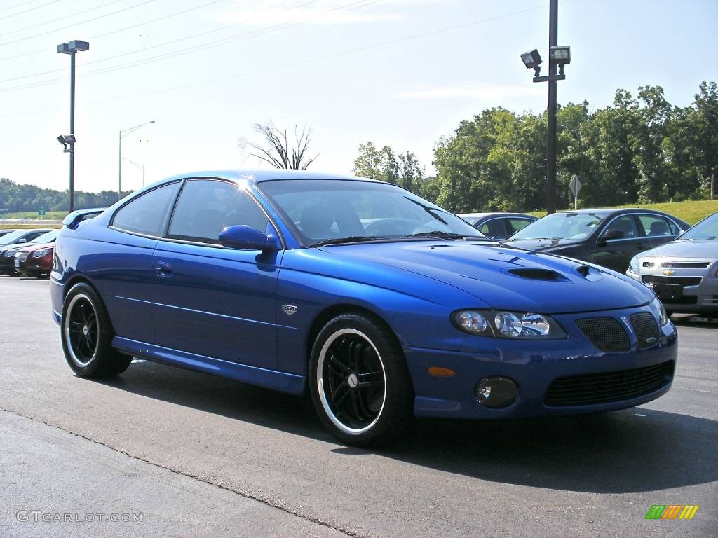 2006 GTO Coupe - Impulse Blue Metallic / Black photo #5