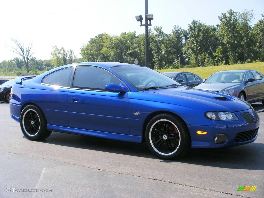 2006 GTO Coupe - Impulse Blue Metallic / Black photo #7