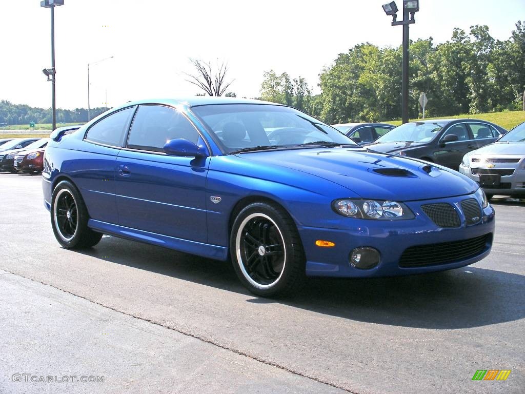 2006 GTO Coupe - Impulse Blue Metallic / Black photo #8