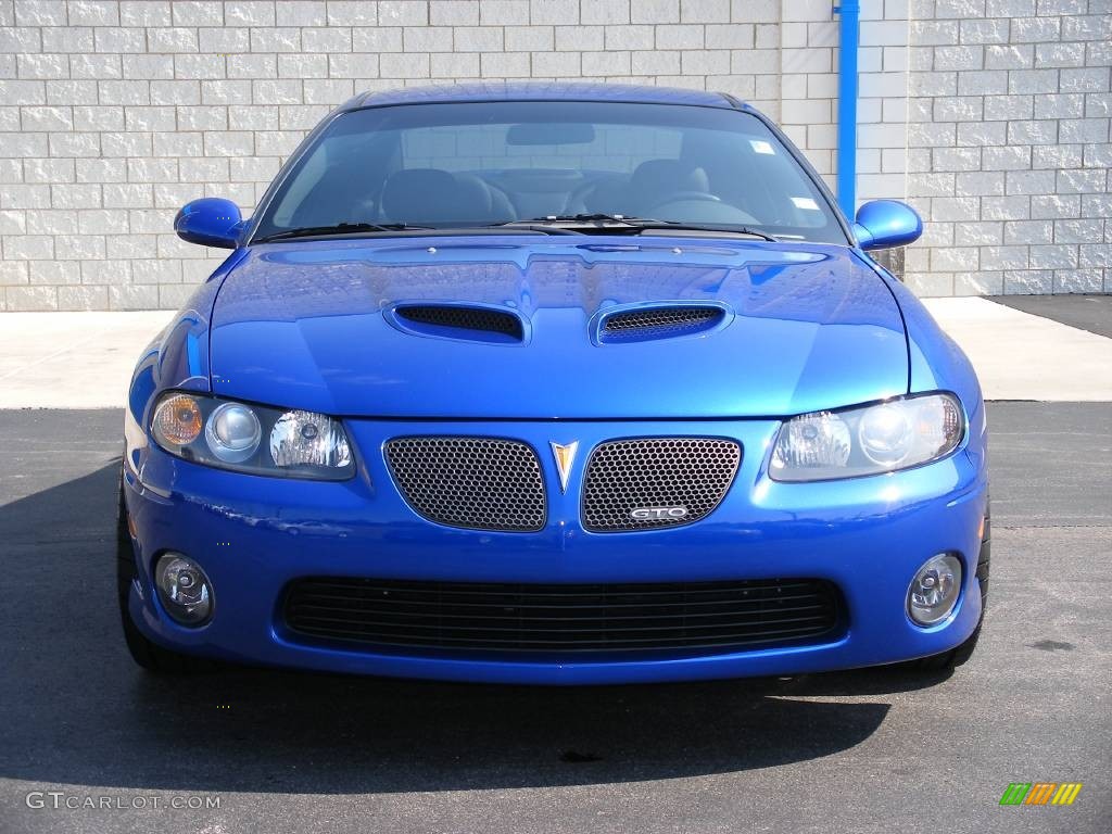 2006 GTO Coupe - Impulse Blue Metallic / Black photo #11