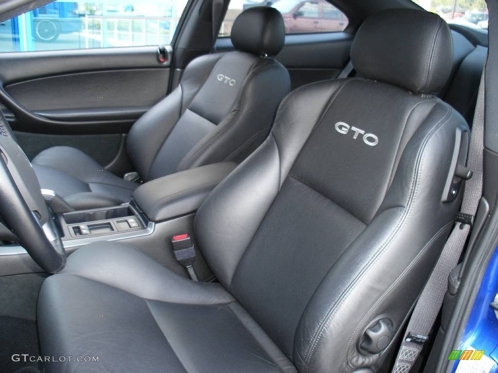 Black Interior 2006 Pontiac GTO Coupe Photo #58019768