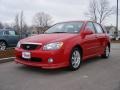 2005 Radiant Red Kia Spectra 5 Wagon  photo #3