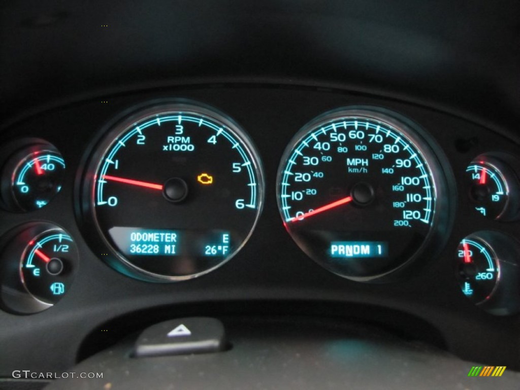 2009 GMC Sierra 2500HD SLE Crew Cab 4x4 Gauges Photos