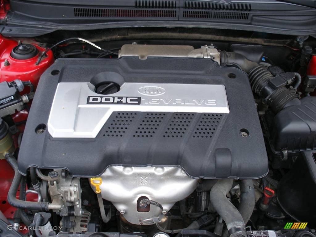 2005 Kia Spectra 5 Wagon 2.0 Liter DOHC 16 Valve 4 Cylinder Engine Photo #58020308