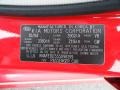 VR: Radiant Red 2005 Kia Spectra 5 Wagon Color Code
