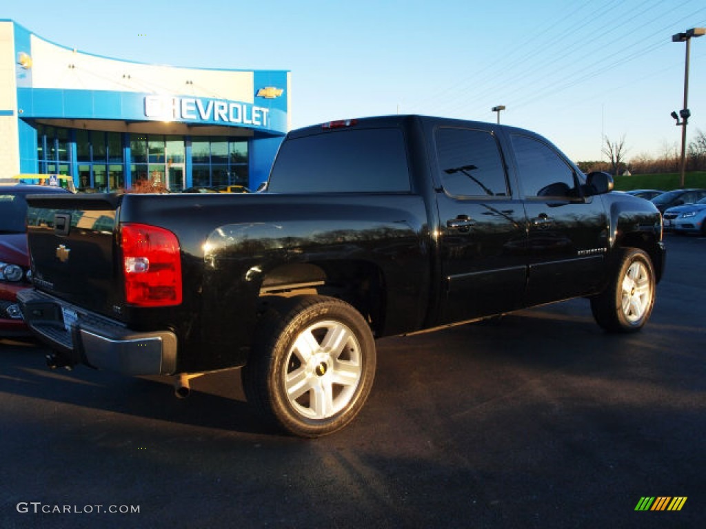 2008 Silverado 1500 LTZ Crew Cab - Black / Ebony photo #3