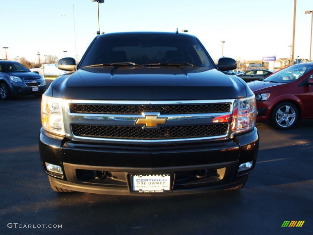 2008 Silverado 1500 LTZ Crew Cab - Black / Ebony photo #8