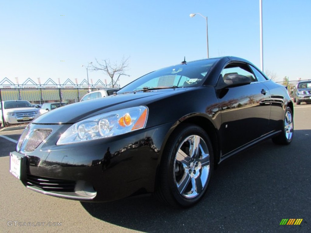 2008 G6 GT Convertible - Black / Light Taupe photo #1