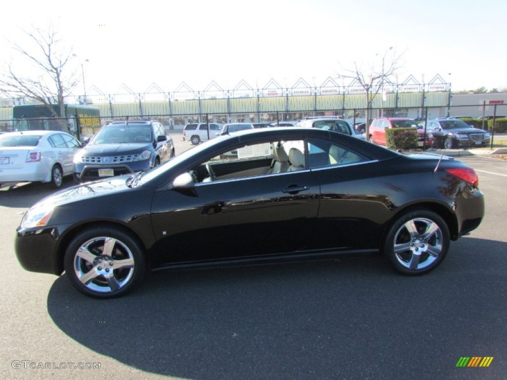 2008 G6 GT Convertible - Black / Light Taupe photo #4