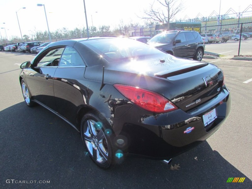 2008 G6 GT Convertible - Black / Light Taupe photo #5