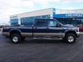 True Blue Metallic 2004 Ford F350 Super Duty Lariat Crew Cab 4x4