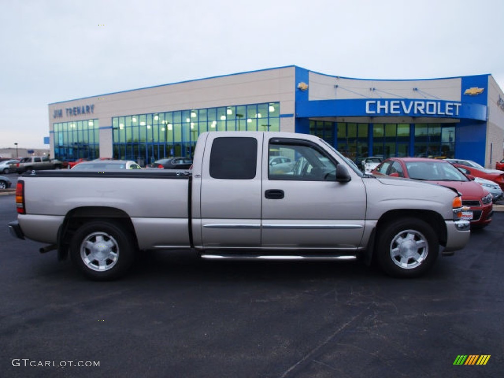2006 Sierra 1500 SLE Extended Cab - Silver Birch Metallic / Dark Pewter photo #1