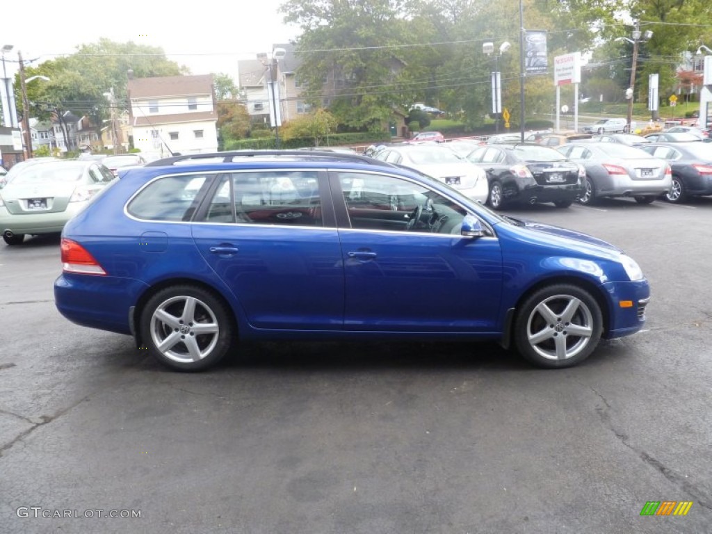 Laser Blue Metallic 2009 Volkswagen Jetta TDI SportWagen Exterior Photo #58024082