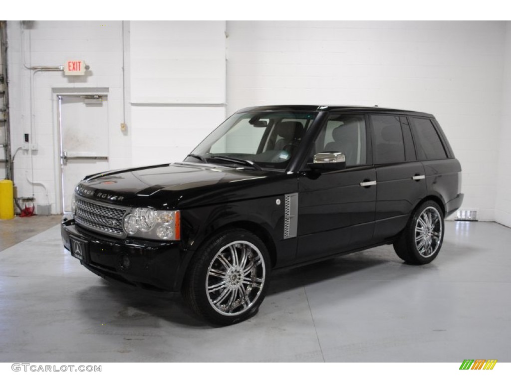 2006 Range Rover Supercharged - Java Black Pearl / Jet Black/Jet photo #3