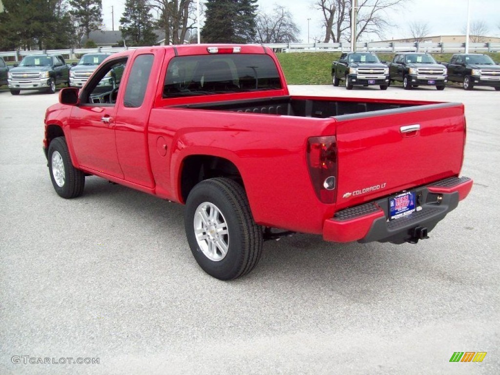 2012 Colorado LT Extended Cab 4x4 - Victory Red / Ebony photo #2