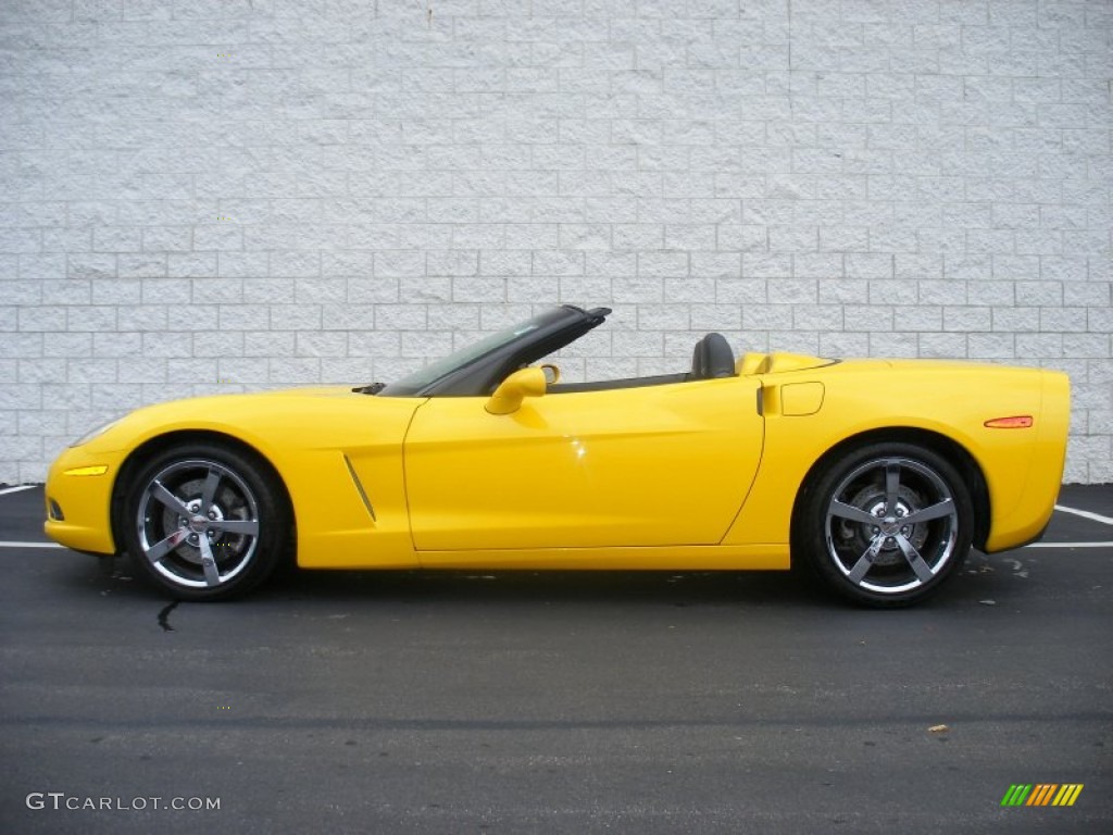 Velocity Yellow 2010 Chevrolet Corvette Convertible Exterior Photo #58026284