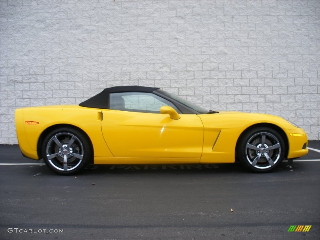 Velocity Yellow 2010 Chevrolet Corvette Convertible Exterior Photo #58026296