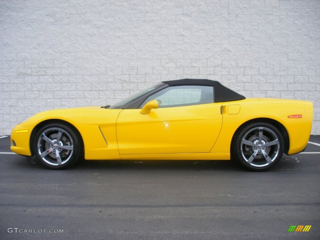 Velocity Yellow 2010 Chevrolet Corvette Convertible Exterior Photo #58026302