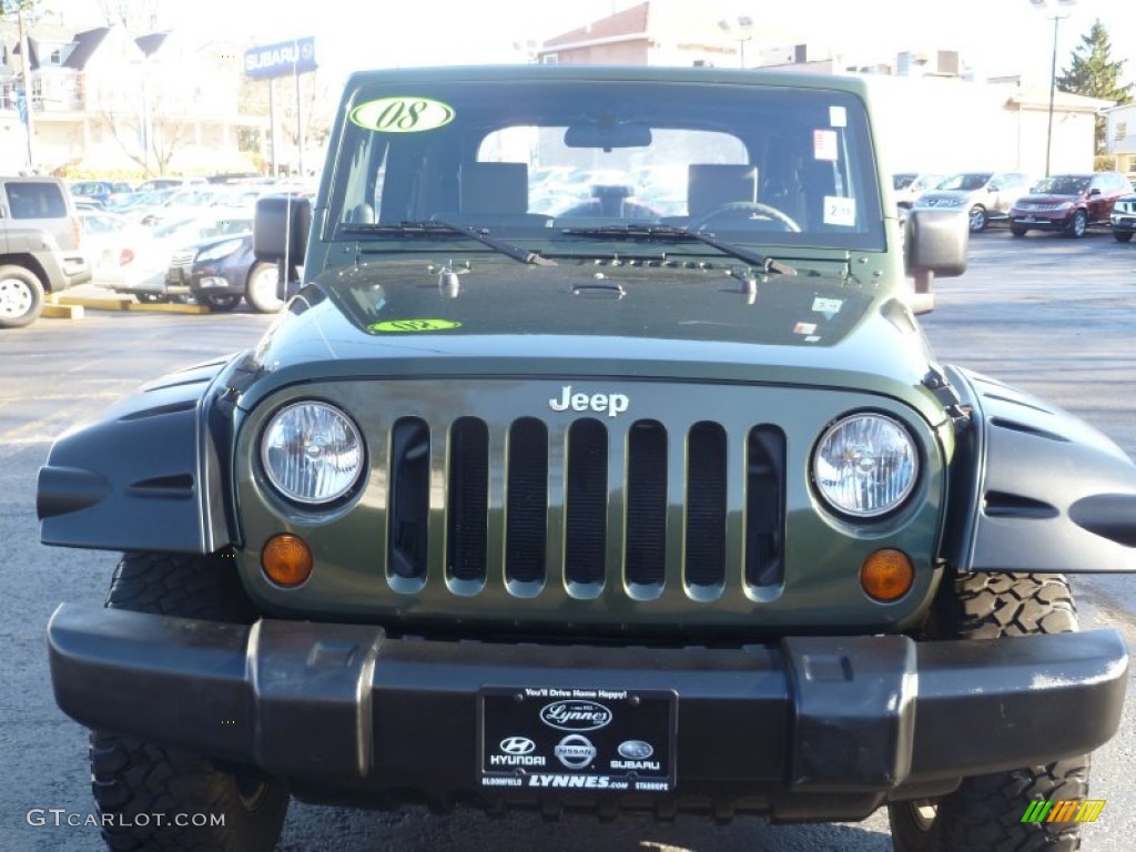 2008 Wrangler X 4x4 - Jeep Green Metallic / Dark Slate Gray/Medium Slate Gray photo #1