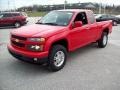 2012 Victory Red Chevrolet Colorado LT Extended Cab 4x4  photo #11