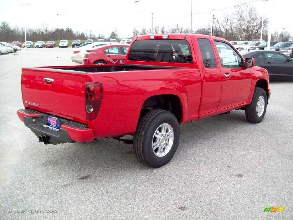 2012 Colorado LT Extended Cab 4x4 - Victory Red / Ebony photo #12