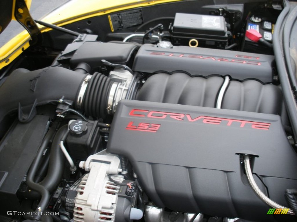 2010 Chevrolet Corvette Convertible 6.2 Liter OHV 16-Valve LS3 V8 Engine Photo #58026833