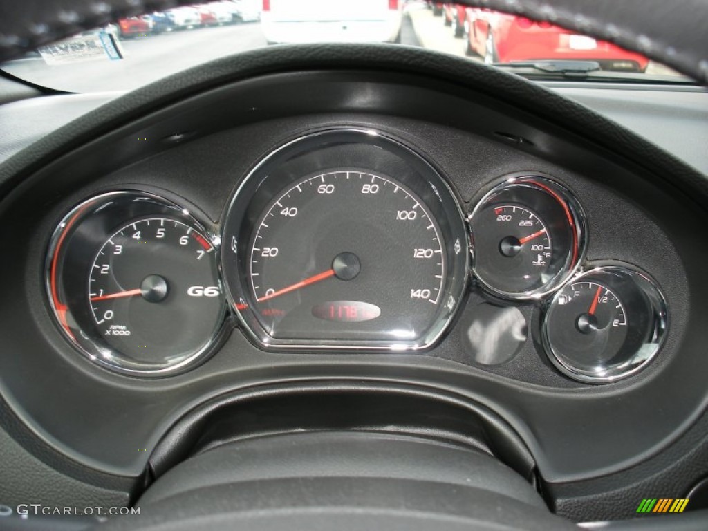 2009 Pontiac G6 GT Convertible Gauges Photo #58027604