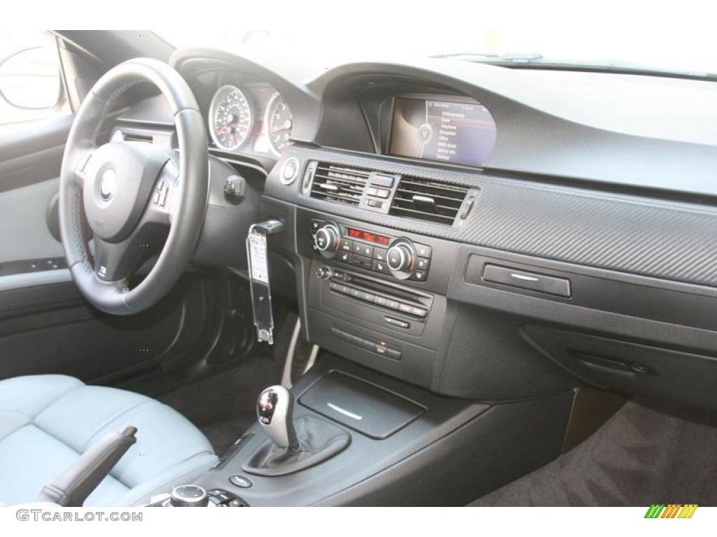 2011 BMW M3 Convertible Silver Novillo Leather Dashboard Photo #58027628