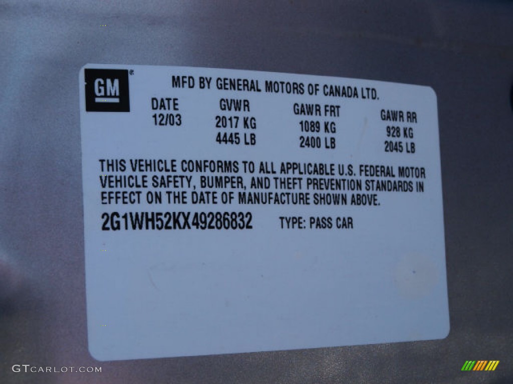 2004 Impala LS - Galaxy Silver Metallic / Medium Gray photo #17