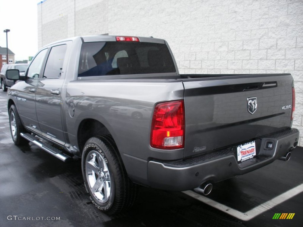 2011 Ram 1500 Sport Crew Cab 4x4 - Mineral Gray Metallic / Dark Slate Gray photo #13